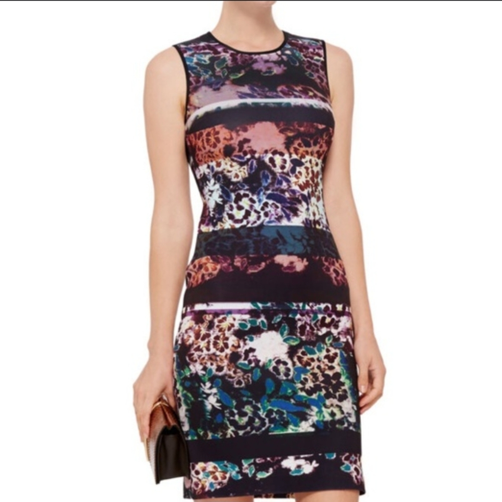 Clover Canyon Multicolor Abstract‎ sleeveless  Mini Dress Size S